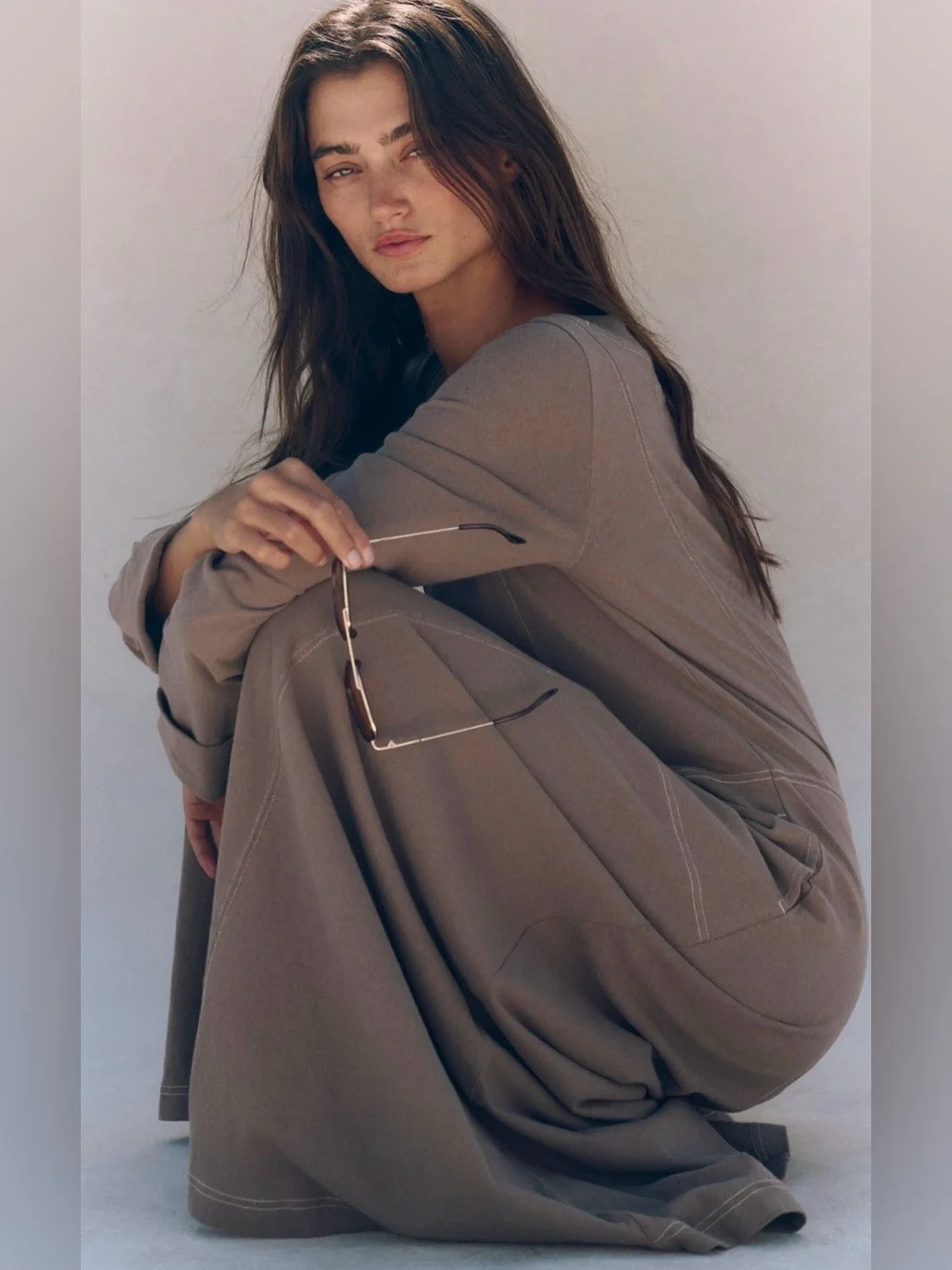 NWT Free People S Free~est Strada Jumpsuit in Dried Walnut NEW $98 One Piece - Picture 4 of 9